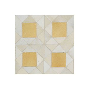 Mosaic House Moroccan tile Bassat Alt 14-1 Natural, Unglazed, Terracotta White  zellige, mosaic, zellij, field, pattern, glaze, simple, classic 